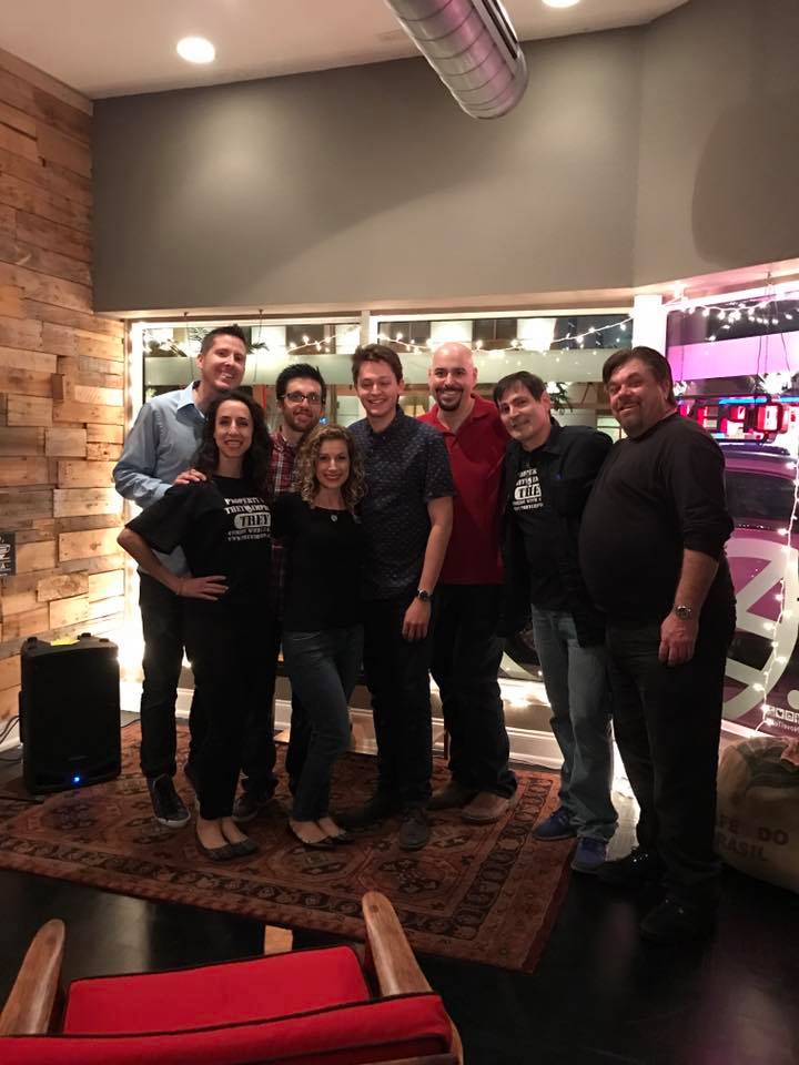 THEYimprov's tweet photo. #AboutLastNight with @THEYimprov guesting @sickpupsimprov #JANShow #ChariTea with @novelteafl #ComedyWithACause https://t.co/oF1CuNeVkl