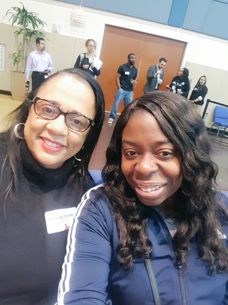 Leigha_Curry7's tweet photo. This lady right here is a true gem. This #MathSciSummit is a big family reunion. A team that trains together stays together. https://t.co/AXUSBn1RdR
