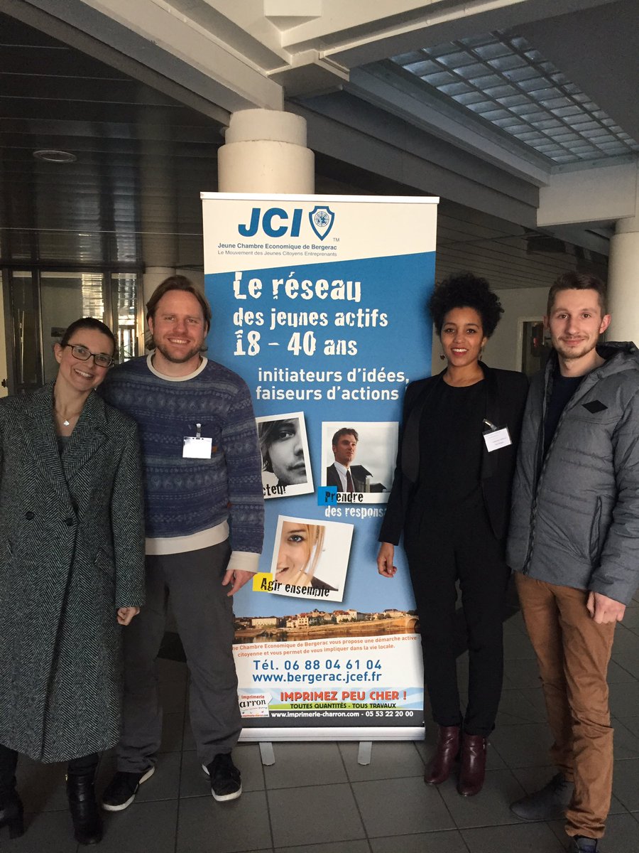 Le bureau 2017 de la JCE du Pays Basque présent à la rentrée des bureaux à Bergerac #jci #jcef #jcepb #GenerUp