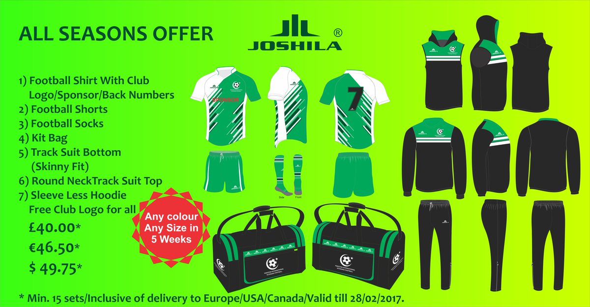 joshilasports's tweet image. JOSHILA Kit Package 220 All Seasons.