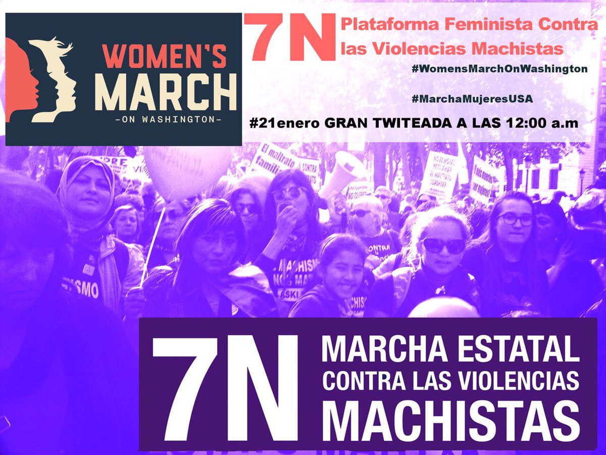 Marcha7Nmadrid's tweet photo. #MarchaMujeresUSA #AbortoLibre #Legal y #Gratuito mal que le pese a quien le pese #WomensMarchOnWashington https://t.co/MaFLKDPyNA