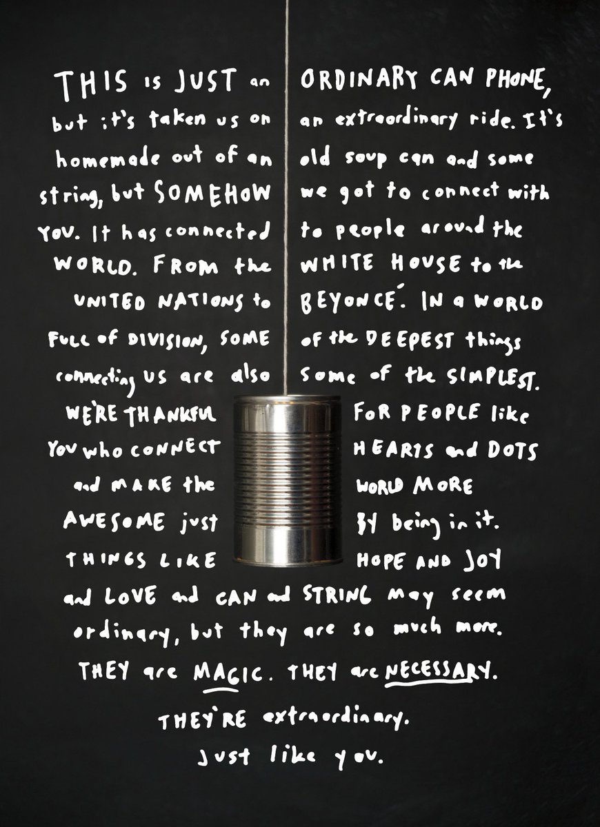 iamkidpresident's tweet photo. The smallest things can often be what separate us, but we're tied to each other by so much more.
love, Brad + Robby https://t.co/MSKGlhnVPm