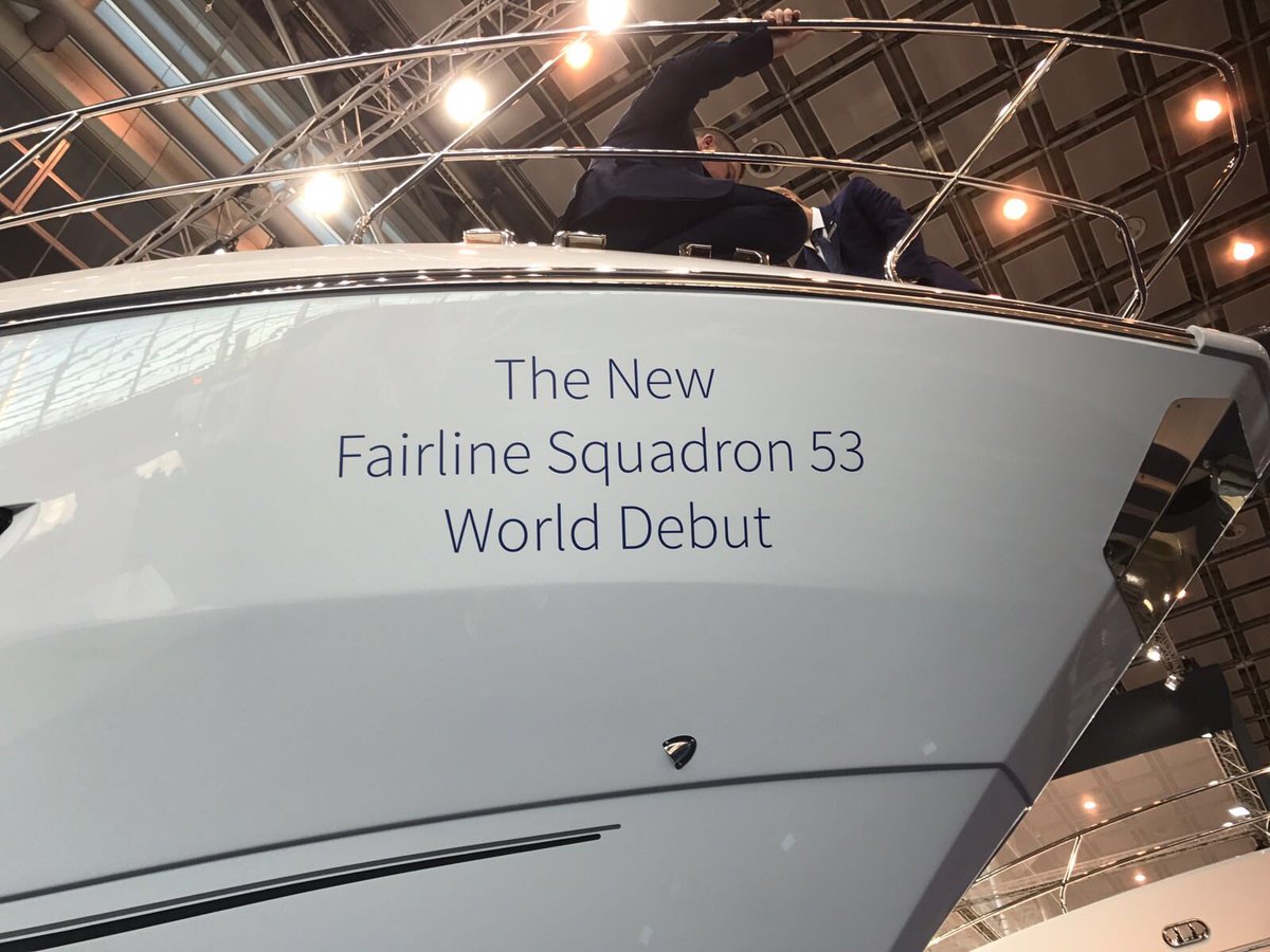 PrincessYacht_P's tweet image. World Debut for the brand new #FairlineSquadron53
Come and see for yourself at #Boot2017. Superior finish second to none!
#FairlineYachts