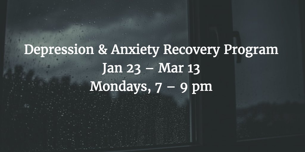 OlneySDA's tweet photo. #depression and #anxiety. Get help. Program @OlneySDA starts Jan 23. Call 301-774-7733 or email Hello@OlneySDA.org. https://t.co/4LbQOAZgY5