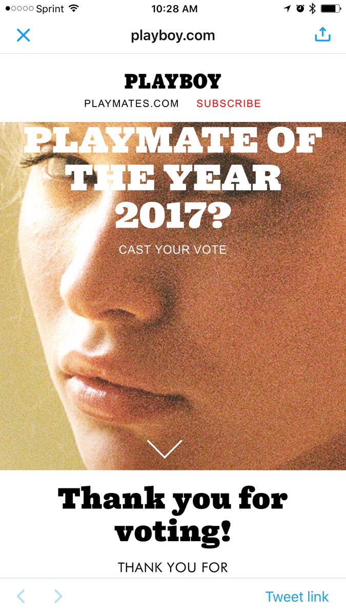 Villiam295's tweet photo. @Chelsiearyn @MaximMag
I just voted @amberleighwest for #PMOY2017 https://t.co/79rMxIOiw1