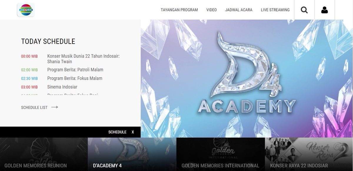 Kamu juga bisa live streaming program-program Indosiar loh. Yuk klik indosiar.com