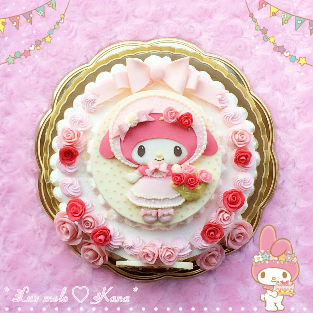 Kanaめろ 少しずつ復活 ﾟ マイメロケーキ マイメロ マイメロディ Mymelody マイメロケーキ キャラケーキ キャラクターケーキ キャラデコケーキ お誕生日 Happybirthday