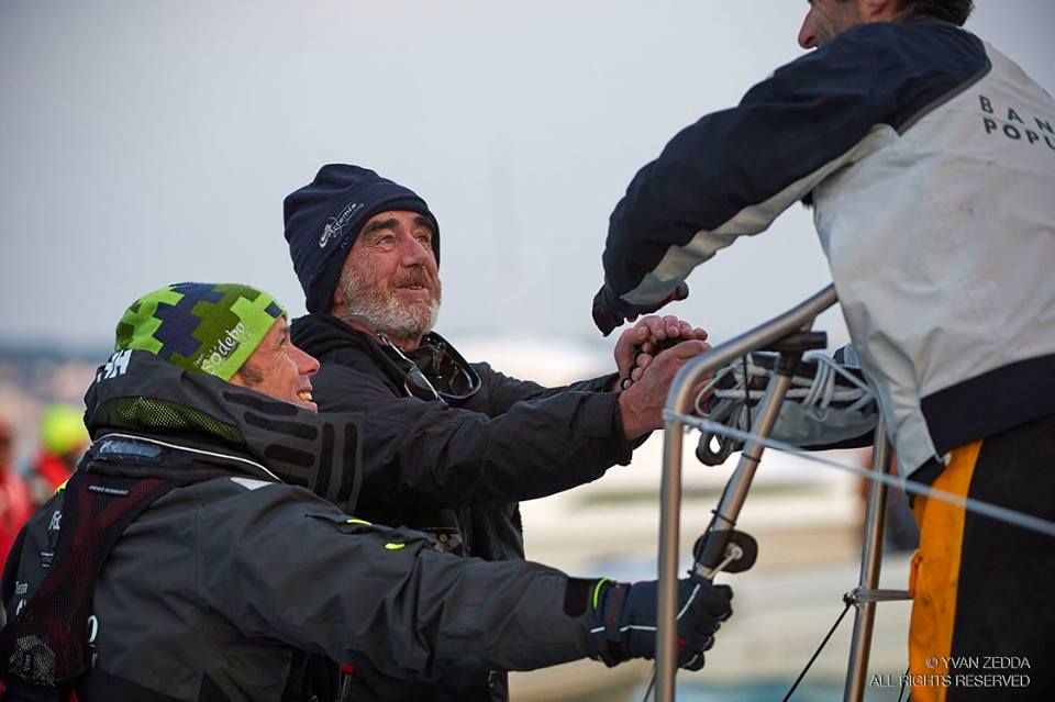 Le respect entre immenses marins et champions en 2 images... #VG2016