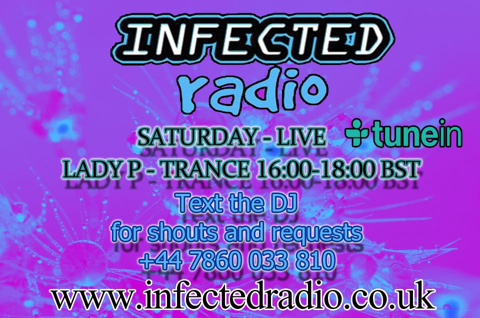 Infected_Events's tweet photo. #nowplaying #NowOnAir #Live @LadyP_Beats 4pm-6pm UK #Uplifting #trance #Volcal #Trance https://t.co/eNzBIxEZ3B
https://t.co/m2h2wNhwgY https://t.co/vcf9w1qAUc