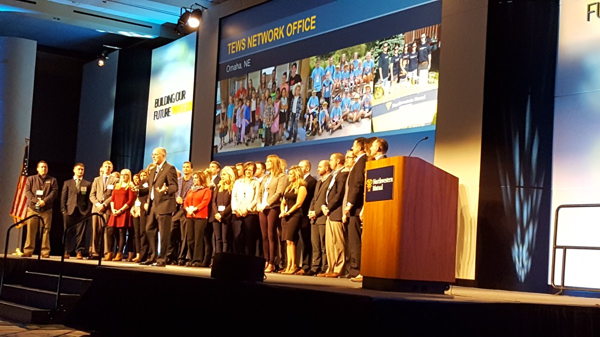 Our Central Childhood Cancer Impact Award winner is the Tews network office! #NMCRM2017
