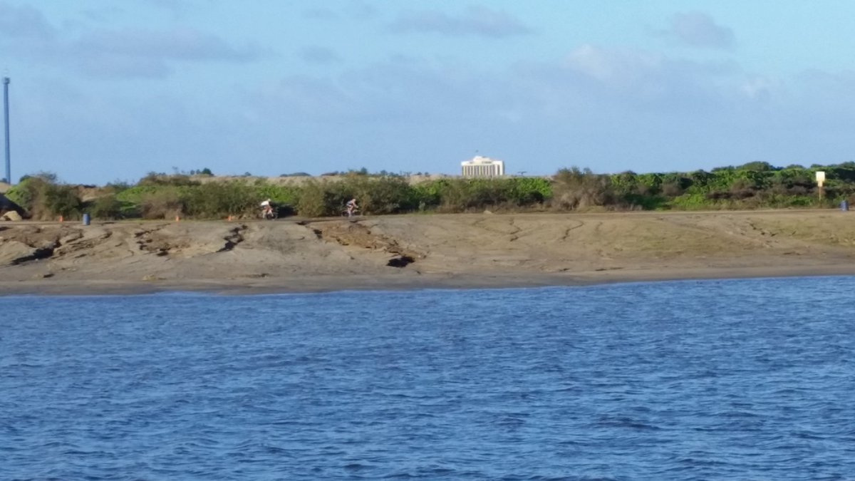 JohnRileyPoway's tweet image. Bikers are out on Fiesta Island. 12m course. @UCSDTritonman Go #CalPoly Go @ShannonRiley2 #reallycold #reallywindy #triathlon