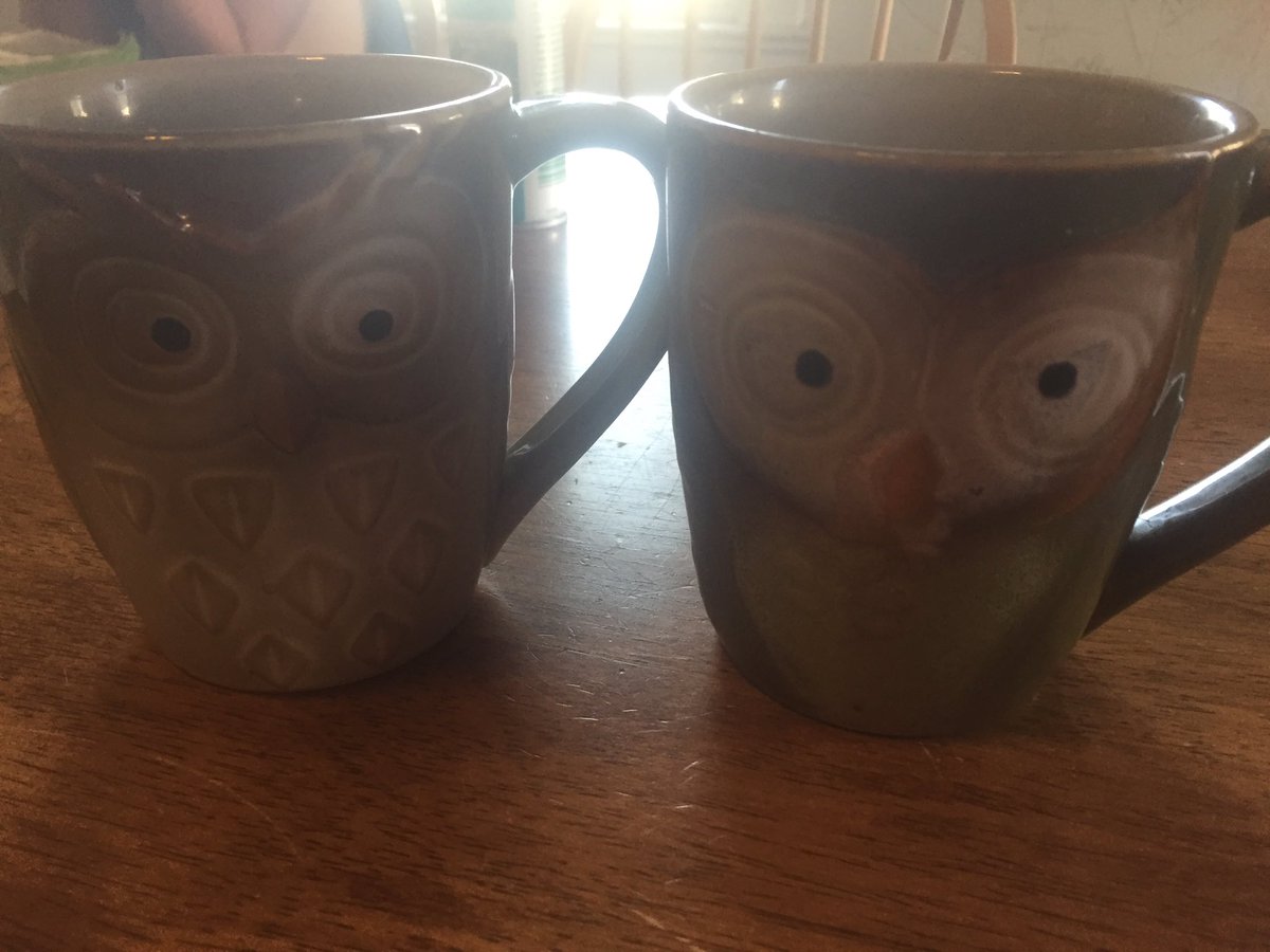 bosslifehunter's tweet image. I went to the store to get a new coffee mug. Found an owl mug, bought the last two 💁 ended up being a his and her set #stonerfam #staylifted