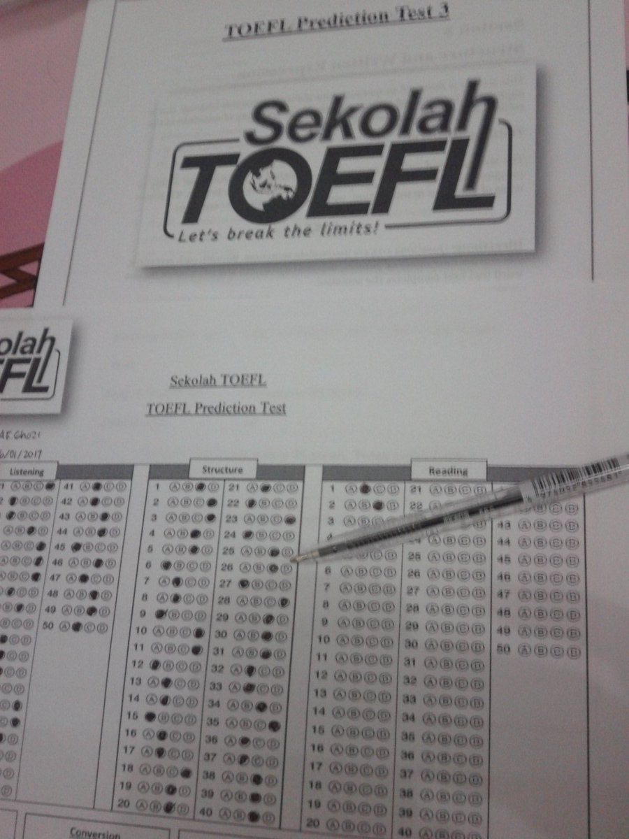 gighozter's tweet photo. after shift sore lanjutin #ToeflPredictionTest Reading #LetsBreakTheLimit | Ghozi - Malang |@01_budi @SekolahToefl #ST #Learnforthefuture https://t.co/5Z3gLv3fJw