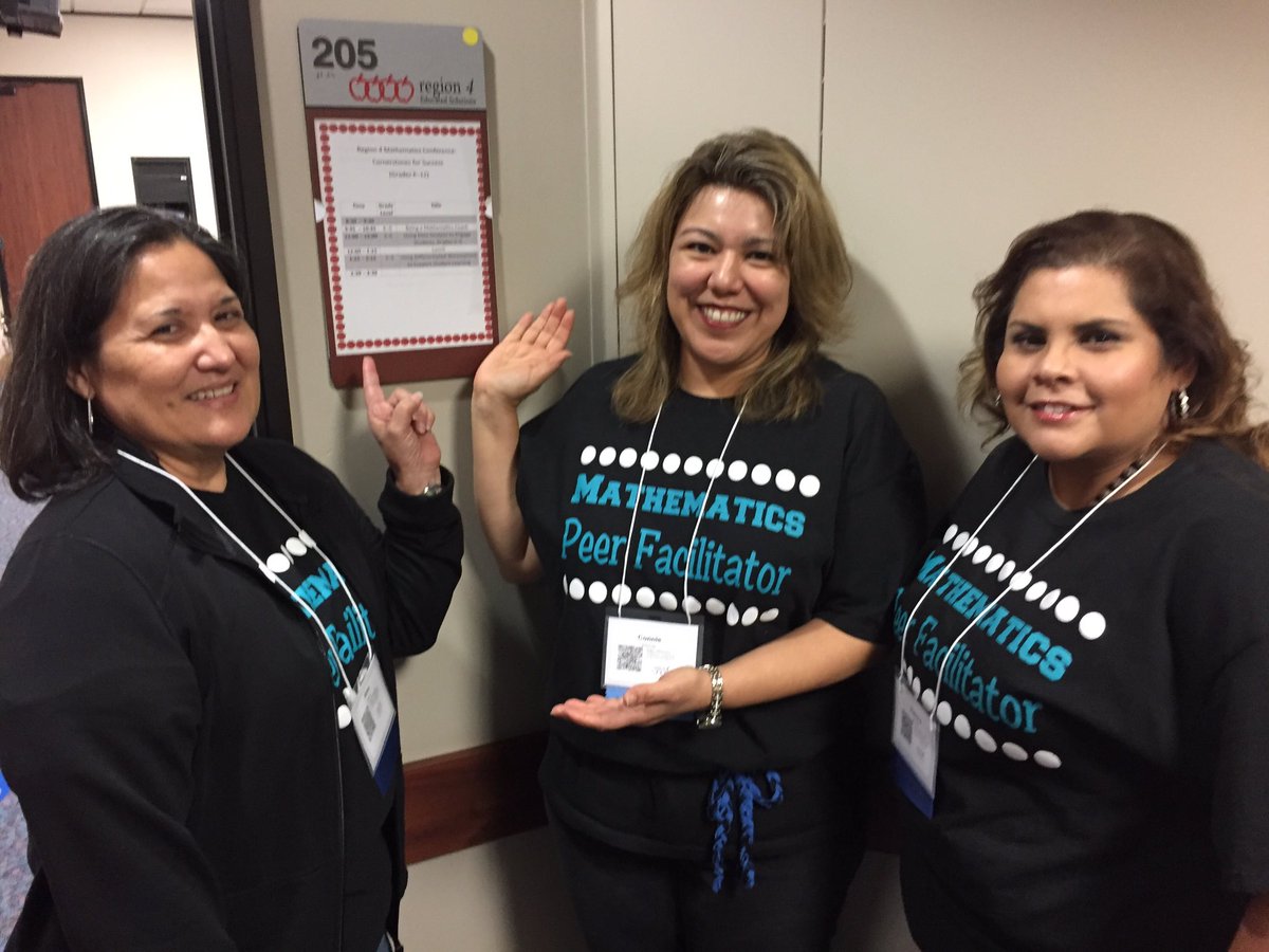 MathematicsMTSS's tweet photo. #PISDProud! Alma Chavez, Connie Daumas, & Patricia Infante presented "Being a Mathematics Coach" at #r4math! #PISDMathChat @PasadenaISD_TX https://t.co/aPO3Z2y1lM