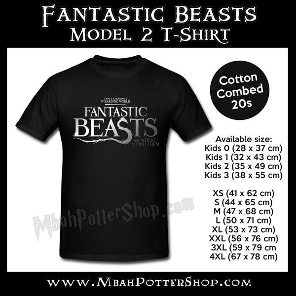 FANTASTIC BEASTS MODEL 2 T-SHIRT I Mulai dari IDR 94.900 I Pre Order I Bahan: Cotton combed 20S, dengan proses DTG Printing I Untuk cara pembelian, silahkan cek di facebook.com/notes/mbah-pot…