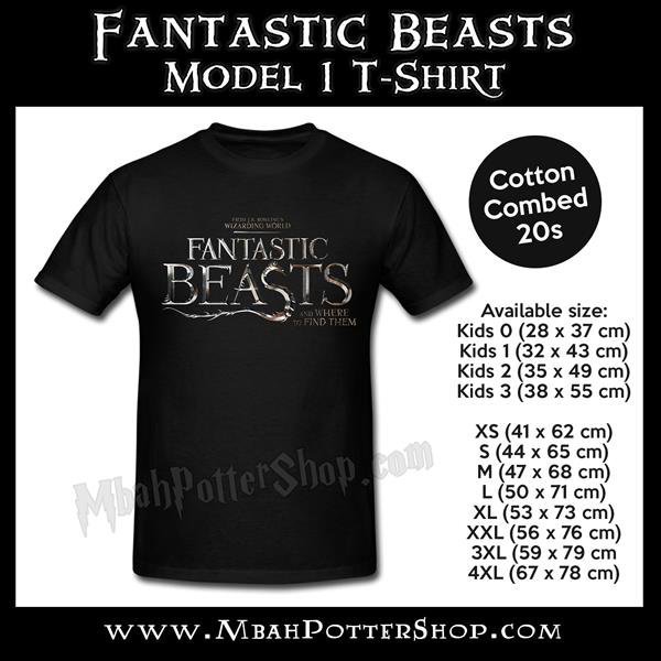 FANTASTIC BEASTS MODEL 1 T-SHIRT I Mulai dari IDR 94.900 I Pre Order I Bahan: Cotton combed 20S, dengan proses DTG Printing I Untuk cara pembelian, silahkan cek di facebook.com/notes/mbah-pot…