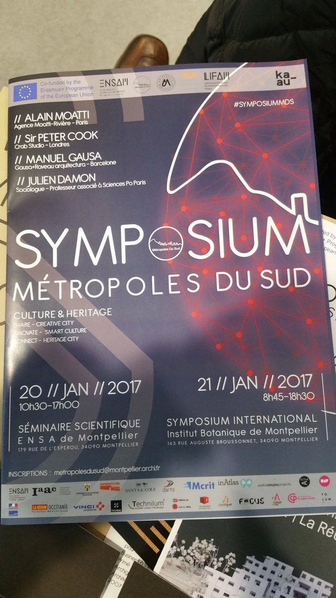 VincentMallard's tweet photo. "What happen if the people who #dream, really #DO ?"

#SirPeterCook #crabstudio  #symposiumMDS 
@MetropolesDuSud https://t.co/Wuk39n3EXd