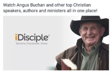angusbuchan's tweet photo. Enjoying the #AngusBuchan app? Try the #iDisciple app. A great variety of devotionals from Angus & many others. https://t.co/AJD4hC60Nh