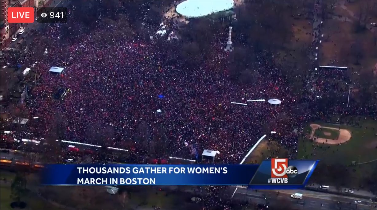 Aerial photos show large crowds at Women’s Marches across the country C2tUQZlXUAAElqj