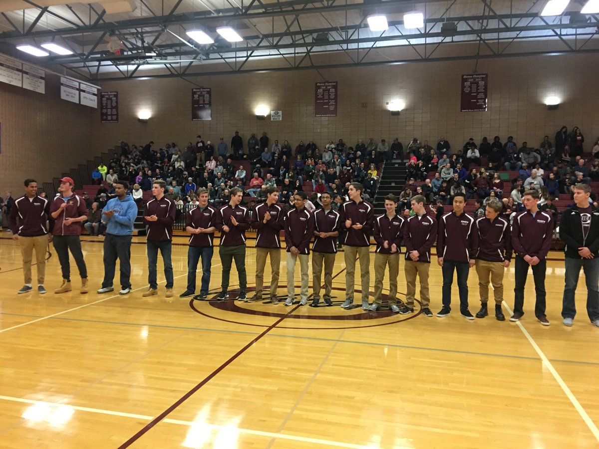 OkemosWaterPolo's tweet photo. Boys being honored by the school for their terrific season! #gochiefs https://t.co/mrElvznUhR