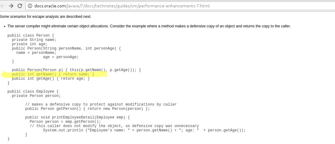 Аналы escape analysis
#java #escapeanalysis #oracle