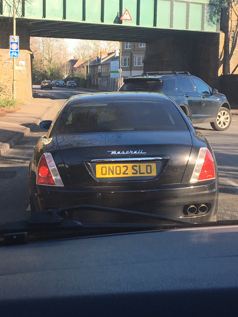 festivalmark's tweet photo. Loved this #numberplate in #ThamesDitton this afternoon. The sound of the car was enough to wake the dead! https://t.co/k93d70yXTl