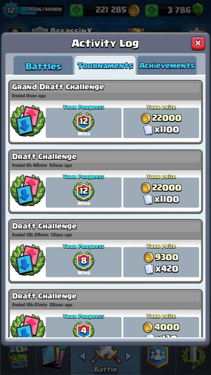 AssassinX_CR's tweet photo. How about two straight? Gimme that graveyard least it isn't getting nerfed. @BrandoLakeShow @JackDanielsCR @EmergenceCr @Minhaz_CR https://t.co/gyCQA0cd73