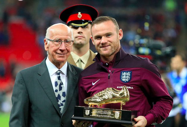 Sporf's tweet photo. Wayne Rooney:

Games: 545 🔴
Caps: 119 ⚪️
Premier League: 🏆🏆🏆🏆🏆
FA Cup: 🏆
UCL: 🏆
League Cup: 🏆🏆
Man Utd Top Scorer: ✅
England Top Scorer: ✅ https://t.co/wtZuu3ehaP