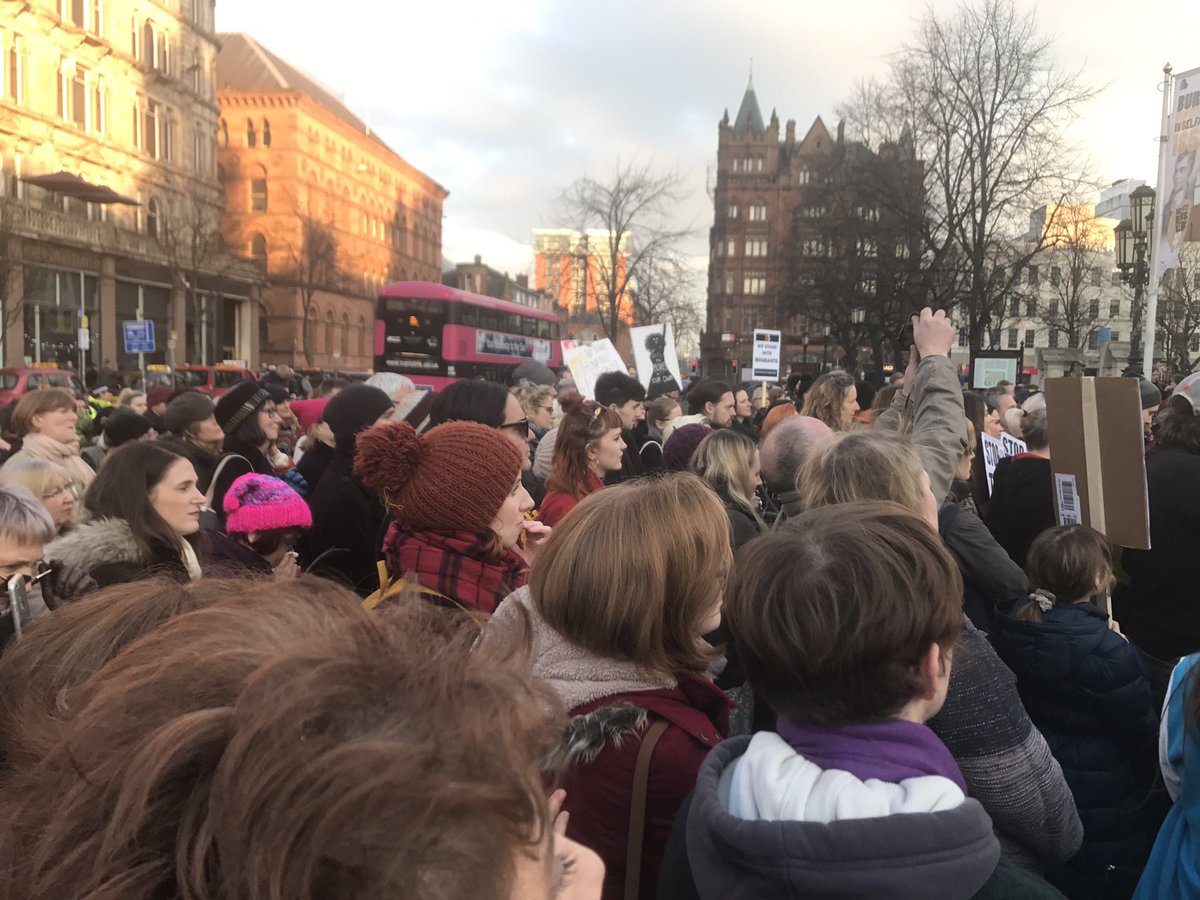 lindsey_v2's tweet photo. Proud of #Belfast today. #WeMarchFor equality for ALL. WE FIGHT BACK @womensmarch https://t.co/mnZZ8BkvOY