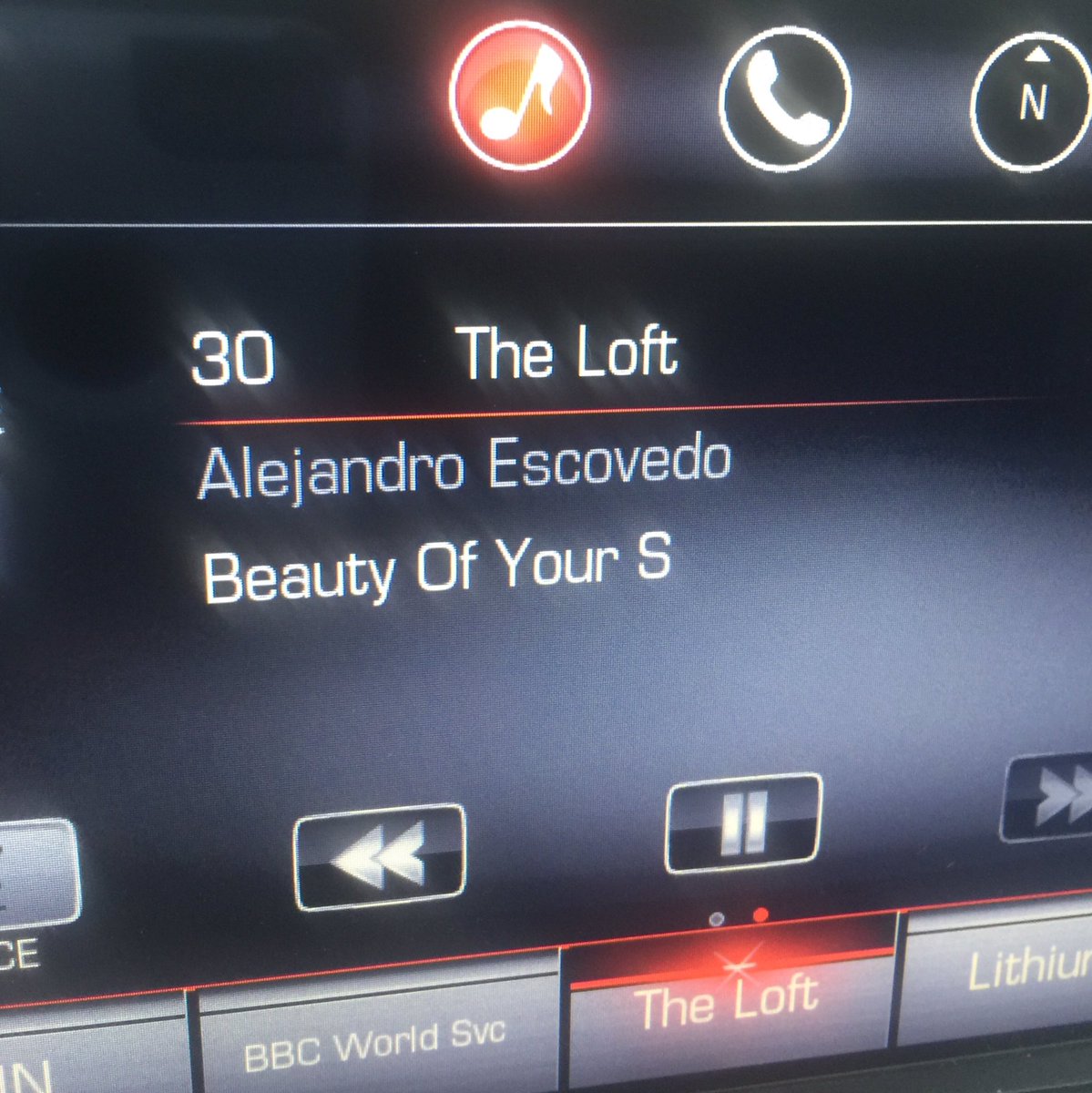 Just caught <a href="/alescovedo/">Bromigery</a> on XM Radio