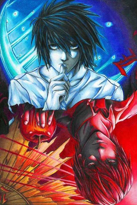 𝕽𝖞𝖚𝖟𝖆𝖐𝖎  Death note fanart, Death note, Death note l