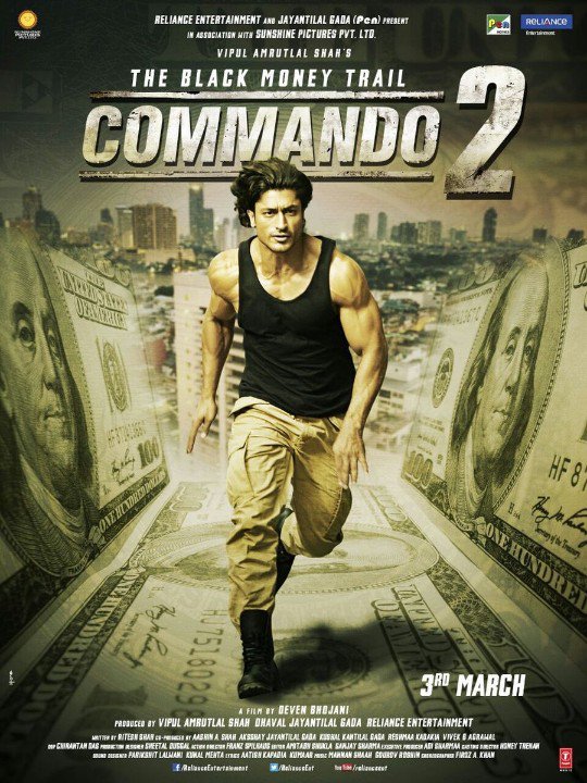 Tutejajoginder's tweet photo. Now this is one set of creative kickstart to a film campaign! BRILLIANTLY DONE! Awaiting promo eagerly! #Commando2Poster #Commando2 https://t.co/tiOk3tV4zN