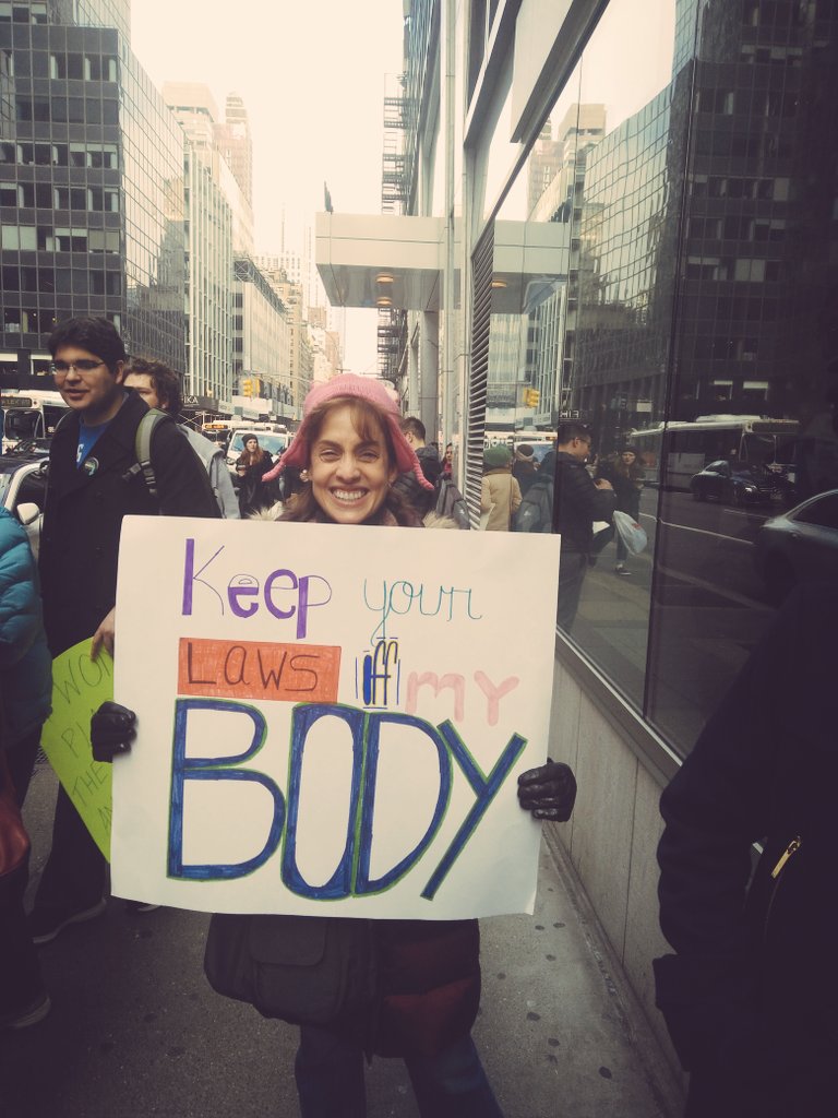 LensOfNYC's tweet image. Wonder Women pf New York city... #WomensMarch #NYCLens