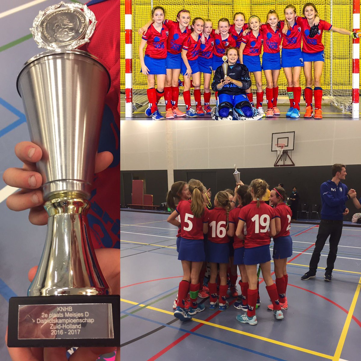 Meisjes D1 2de op district kampioenschap. Daar zijn we trots op!! <a href="/hcrotterdamMD1/">HC Rotterdam MD1</a> gefeliciteerd met de eerste plaats.