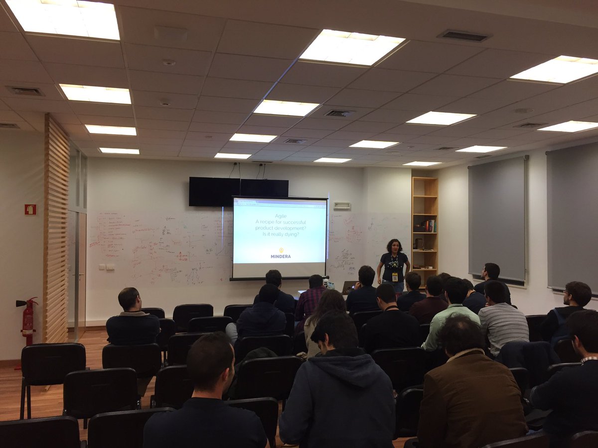 rbarbosa's tweet photo. What Agile has become. Is it the recipe for successful product development? Is it really dying?
By: Maria João Correia 
#MinderaTechDay https://t.co/O0CiOWmsOy