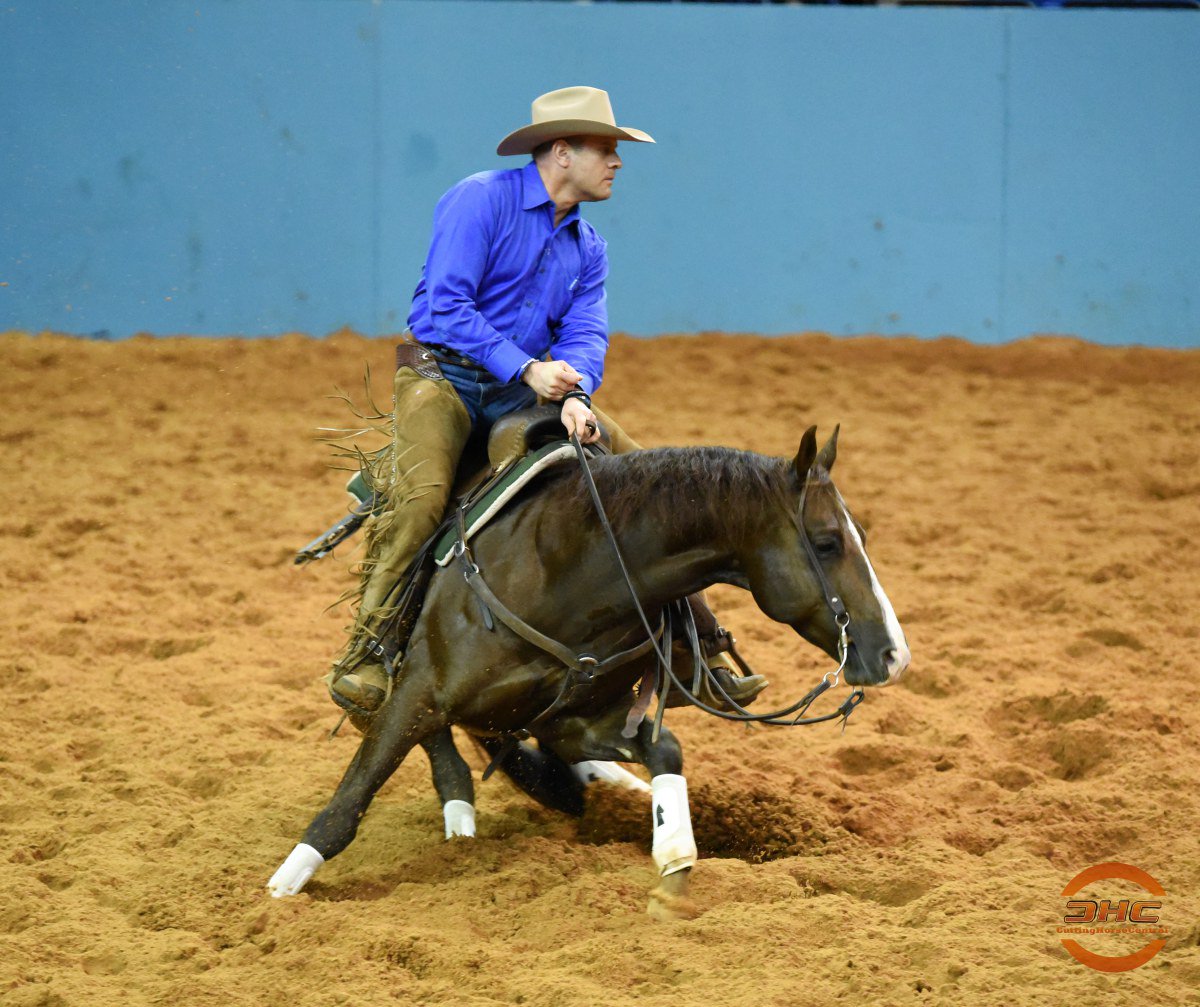 PHorseCentral's tweet photo. Phil Rapp claims 13th Championship at the #AugustaFuturity with a 223 on his home bred stallion Dont Stopp Believin https://t.co/PPU9exU8cc https://t.co/xk8hlHA0SF