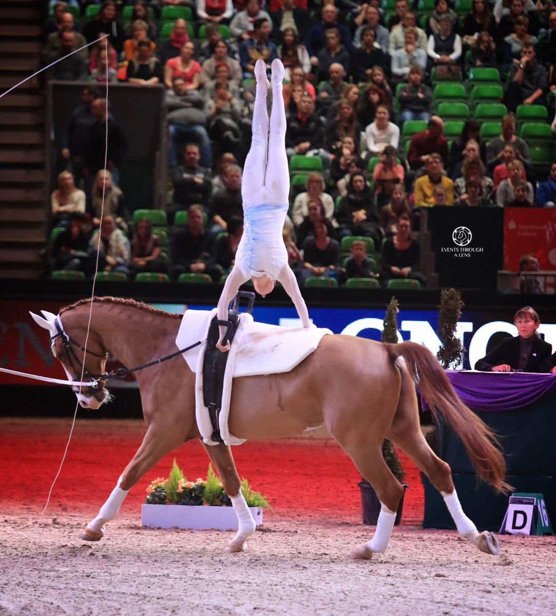 Simply amazing wow ! Anna Cavallaro #FEIWorldCupVaulting #PartnerPferd
