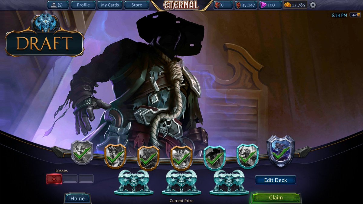 ManuS_CCG's tweet photo. 7-1 into 1 win short of Master with this sweet Stonescar Aggro draft deck. #Eternal #draft #almostmaster #stonescar #aggro https://t.co/9O2Y88b33U