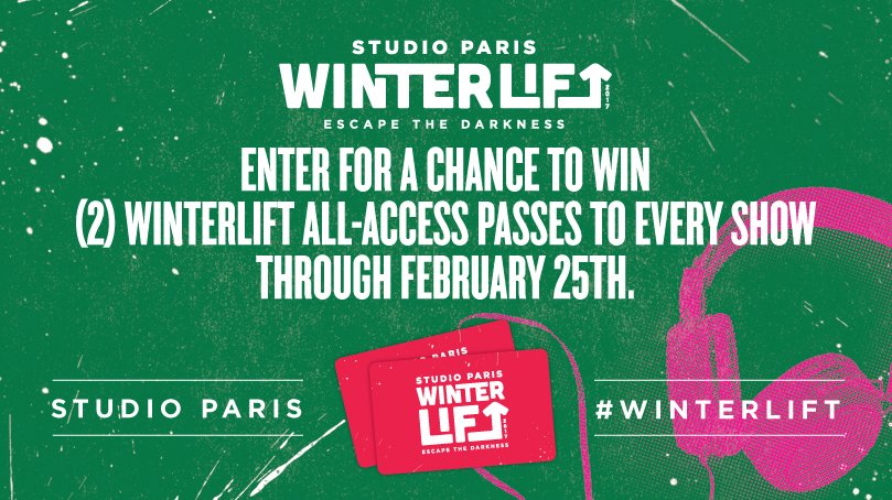 LettuceEats's tweet photo. Enter for the chance to win (2) all-access passes to #WinterLIFT at @StudioParisChi! https://t.co/bLknwaiF44 https://t.co/8u6hjbPD6I