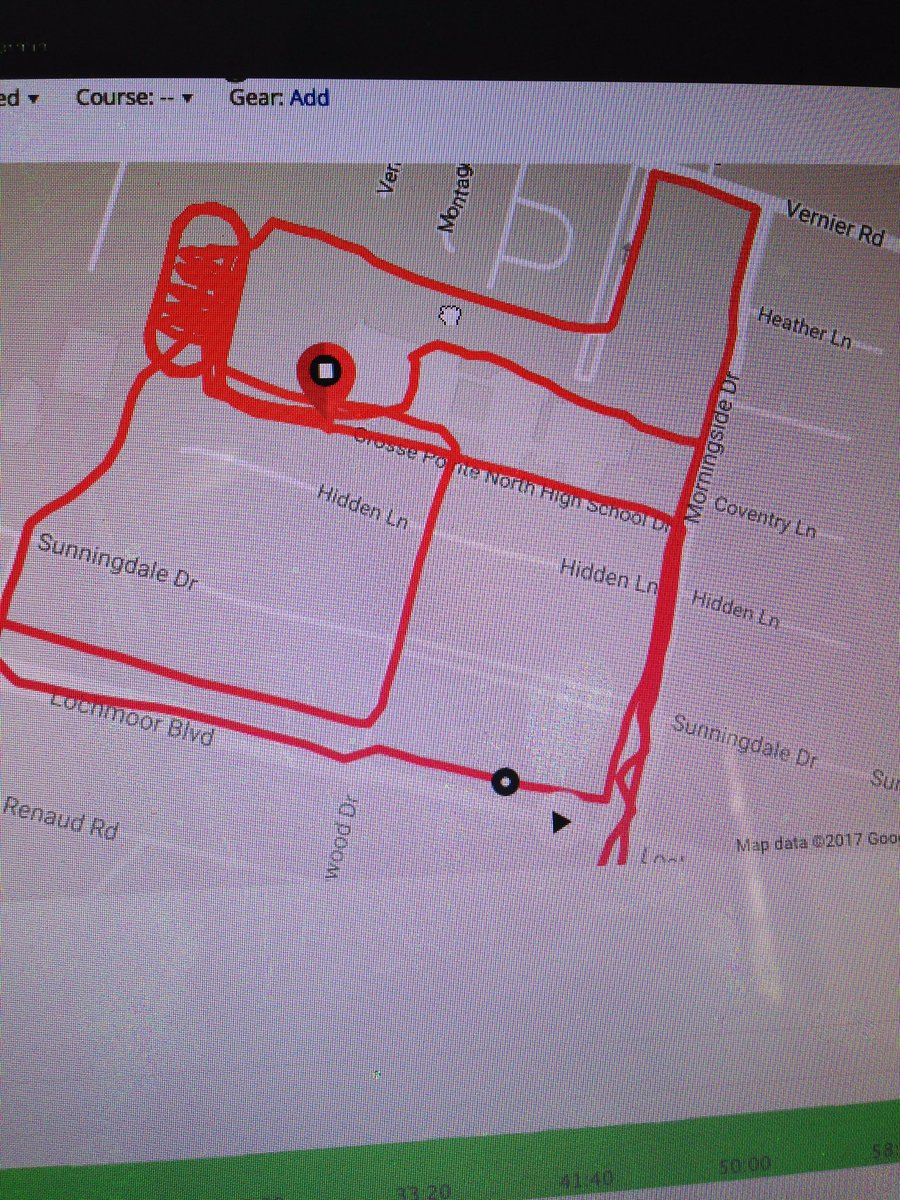 therealgschreck's tweet photo. 10 miles of a couple wrong turns https://t.co/tAYXV9dUpn