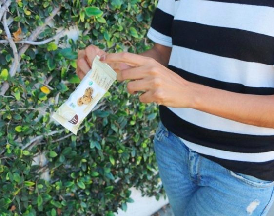 bhufoods's tweet photo. Healthy, Indulgent. Fits neatly in a pocket. Why not take some Superfood Chocolate Chip Cookie Dough with you wherever you go? #BhuFitTribe https://t.co/tBxNH7FAlN