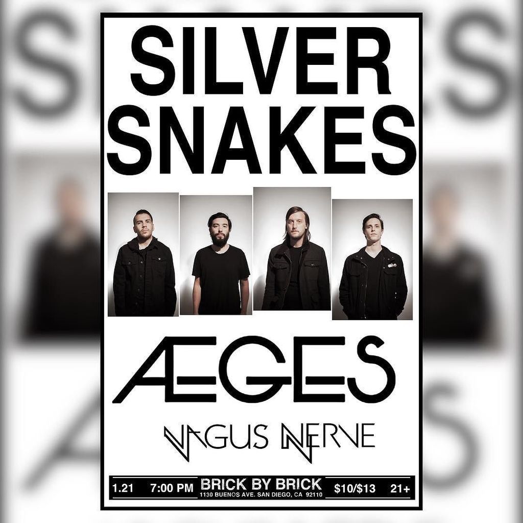 TONIGHT! <a href="/silver_snakes/">Кусочек арбуза</a> <a href="/aegesband/">ÆGES</a> and <a href="/vagusnerveband/">Vagus Nerve</a>—$13, 21+ only 🤘🏻 ift.tt/2jjpx5J