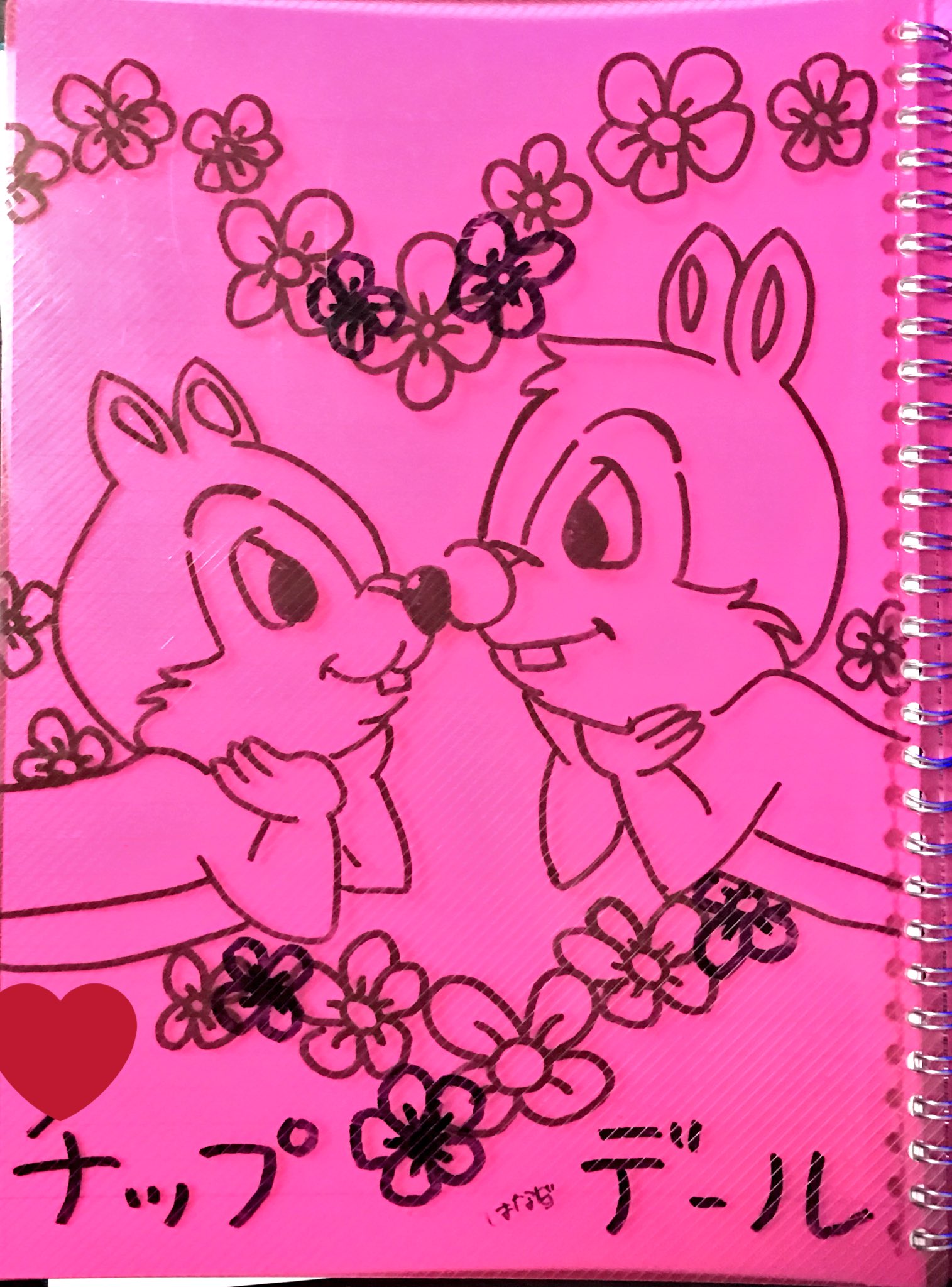 落書き ノートの表紙に落書き ディズニー