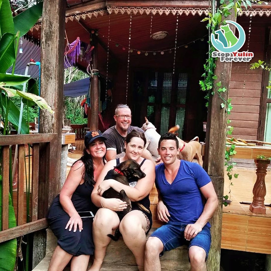 stopyulinforevr's tweet photo. Dr. John Sessa with the founders of Sabai Dog in Thailand. Let us unite the world to end the Yulin Dog Meat Eating Festival! #AllyForChange https://t.co/mZSH0FxZr9