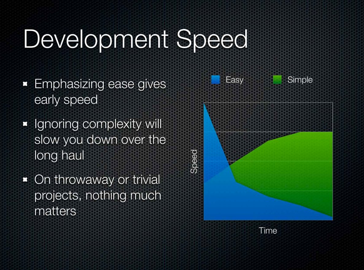feross's tweet image. Want to be a top programmer? This is THE talk to watch. You must know the difference between "easy" and "simple". infoq.com/presentations/…