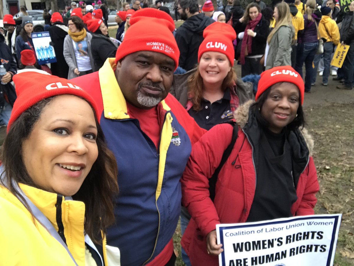 IAM_Union's tweet photo. We rally, we march and make our voices heard. That's what Fighting Machinists do. #IAMfighting #WomensMarchOnWashington https://t.co/ldBh56Jb9T