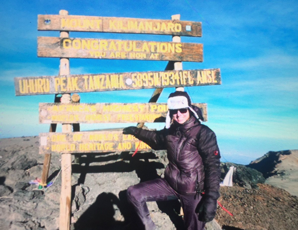 Het eerste echte bewijs 😀 #Kilimanjaro. Geweldige, bijzondere en ook regelmatig zware expeditie.