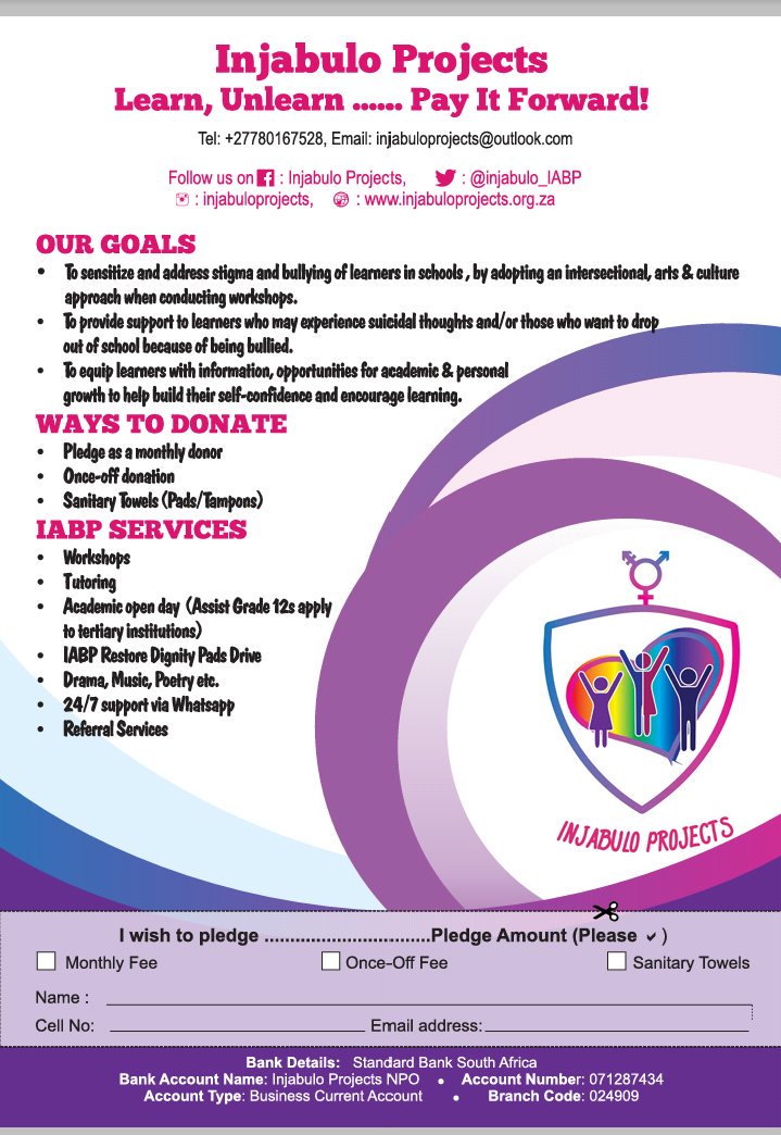 Injabulo_IABP's tweet image. We are gettin requests abt expanding 2 other provinces, we want to. But, we need your help. Only takes a minute to RT and save a life #IABP