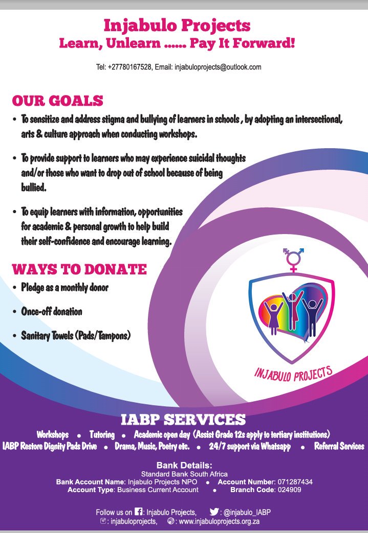 Injabulo_IABP's tweet image. We are gettin requests abt expanding 2 other provinces, we want to. But, we need your help. Only takes a minute to RT and save a life #IABP