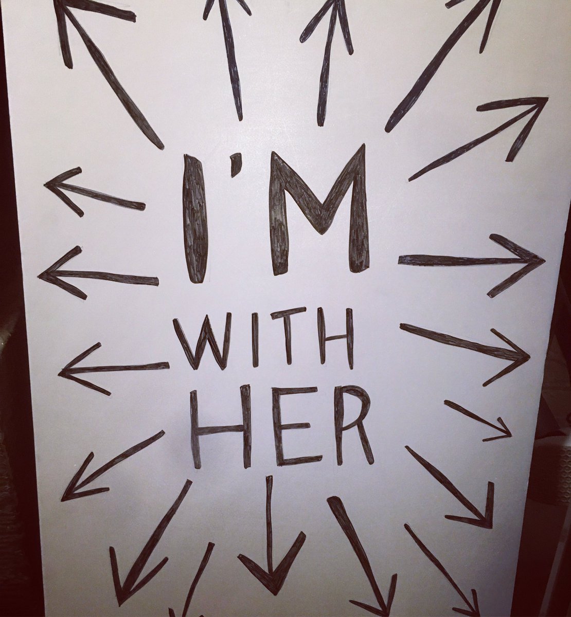 I'm with her. #womensmarch